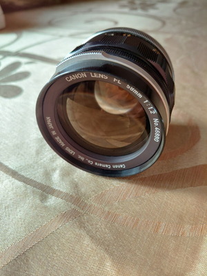 Canon FL 58mm f/1.2 vintage φακός σαν καινούργιο, μοντέλο 1966-1968
