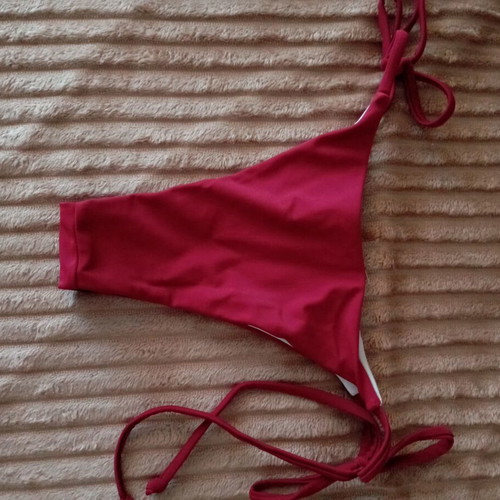 Bikini bottom Shein new, burgundy, size XXS