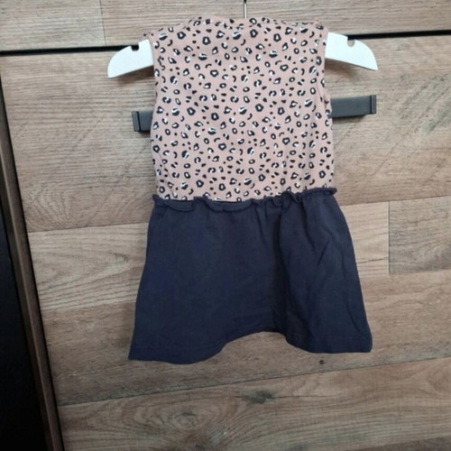 Babylook dress size 56 with leopard print and ruffles