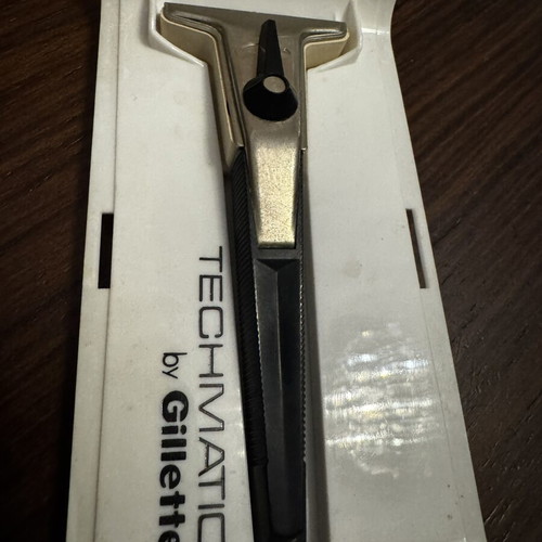 Gillette Techmatic Adjustable vintage razor with case