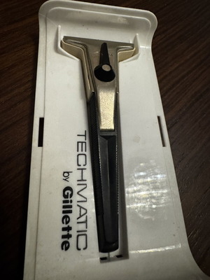 Gillette Techmatic Adjustable vintage razor with case
