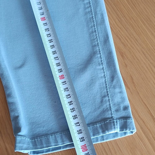 Zara Man Premium Chino Pants turquoise slim fit like new, size L