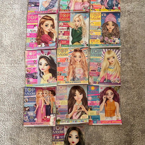 Top Model magazines used, set of 13 issues No 1–13