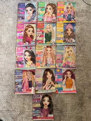 Top Model magazines used, set of 13 issues No 1–13