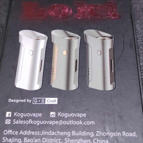 Loki Box Mod 60w By Koguovape like new, black