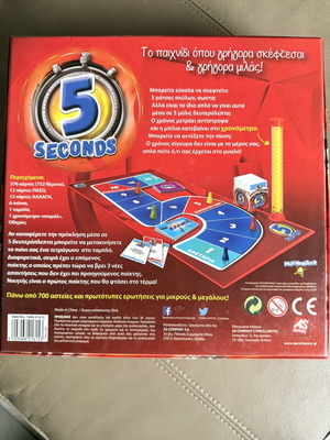 5 Seconds Board Game like new