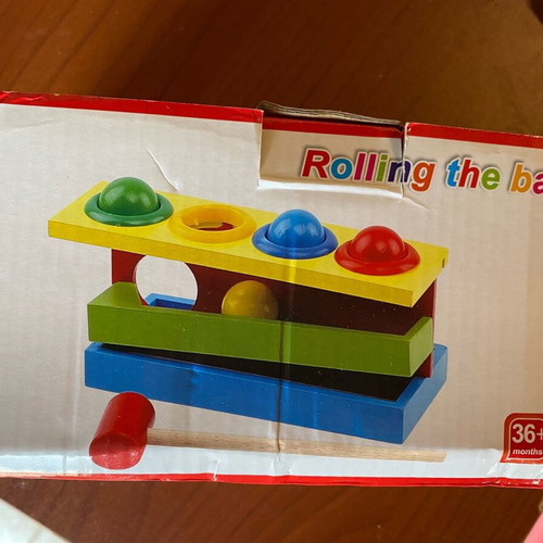 Rolling Ball Toy new with hammer