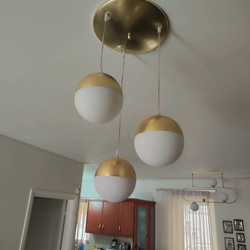 Lighting set for living room, dining and kitchen, adjustable height, new