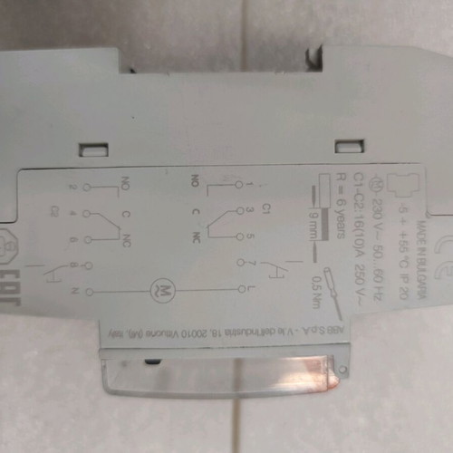 Χρονοδιακόπτης Ψηφιακός Εβδομαδιαίος DW2 2 Καναλιών ABB σαν καινούργιο