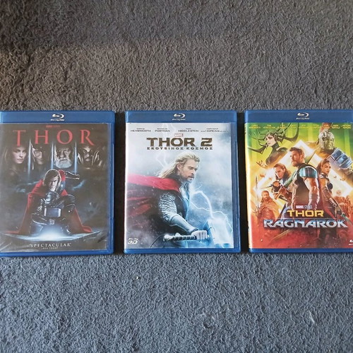 Thor Trilogy Blu-Ray used with Greek subtitles