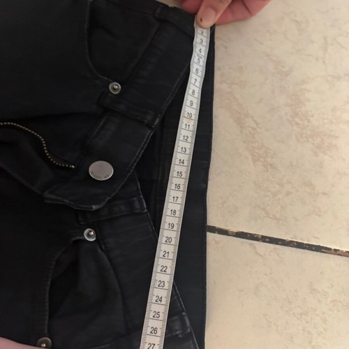 Dr Denim black high-waisted skinny jeans like new