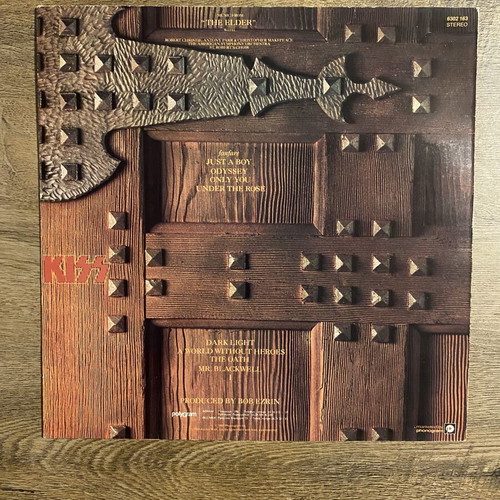 KISS (Music From) The Elder LP like new, metal