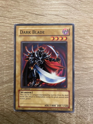 Dark Blade κάρτα Yu-Gi-Oh! σαν καινούργιο με προστατευτική θήκη