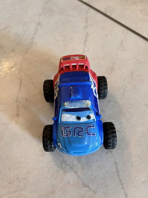 Off-Road Disney Pixar Cars Lightning McQueen and Raoul Caroule toy cars used