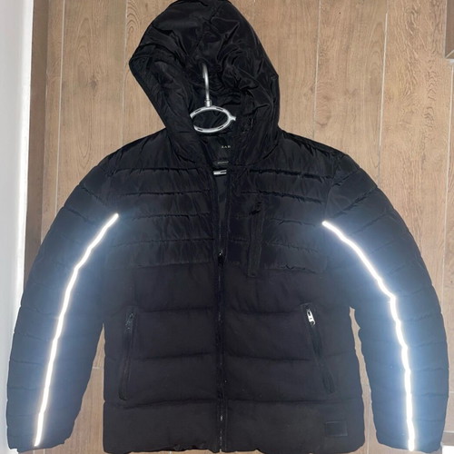 Zara men's black jacket like new, size XL