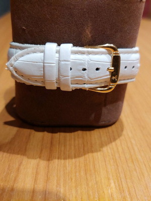 Guess women's watch used, white strap