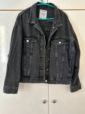 Denim jacket used Pull & Bear black size M