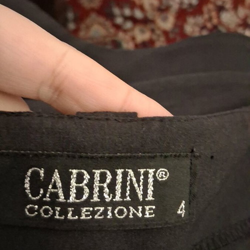Women's fabric pants like new, anthracite