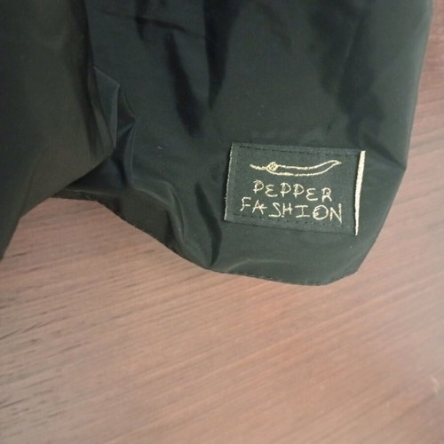 Pepper fashion φόρεμα σαν καινούργιο, μαύρο με λεπτομέρειες tweed και παγιέτα