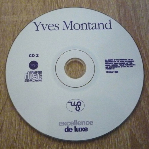 Yves Montand Best 2CD Collection used, discs and covers only