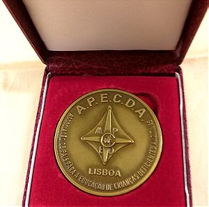 Αναμνηστικό μετάλλιο Συλλόγου Κωφών APECDA Λισαβόνας 1998