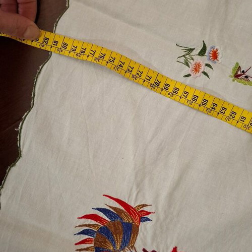Easter tablecloth with hens new