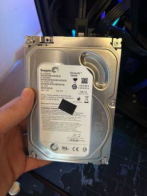 Σκληρός δίσκος Seagate 1TB 3.5 ιντσών μεταχειρισμένος