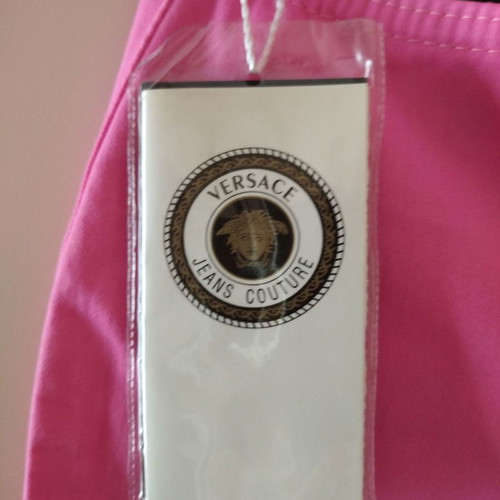 Versace jeans new, authentic, dark pink, size 30 inches