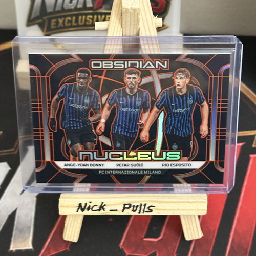 Panini Obsidian Nucleus Orange /75 Bonny-Sucic-Esposito #7 Inter Milan