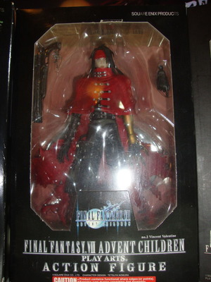 Φιγούρα Final Fantasy 7 Advent Children Play Arts Vincent Valentine σαν καινούργιο