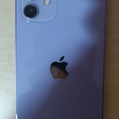 iPhone 12 64GB purple used with case and screen protector