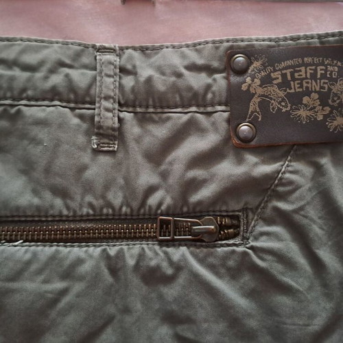 Staff mini skirt low waist, like new, khaki green