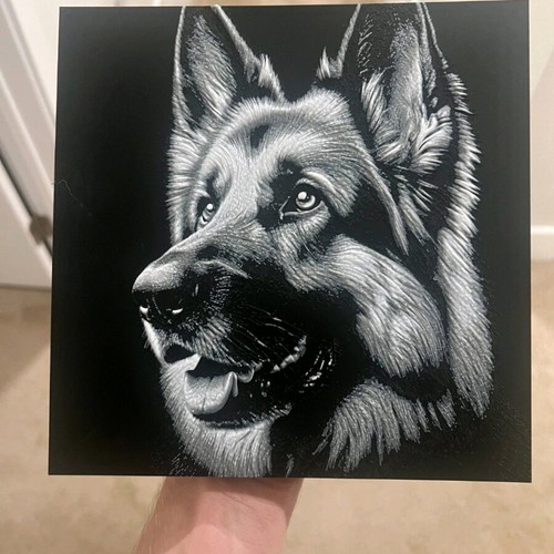 3D Print Art German Shepherd design new