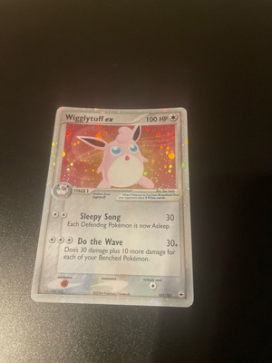 Pokemon card Wigglytuff ex 101 from Ex Hidden Legends collection like new