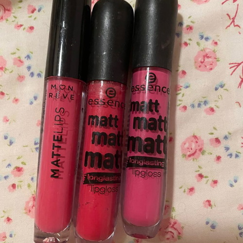 Essence Mon Reve lipsticks used, pack