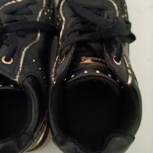 Maria Mare women's athletic shoes size 39 used, black and yellow