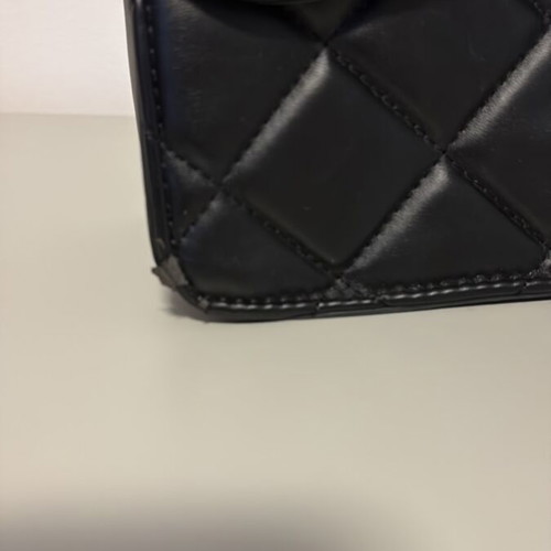 Handbag black used 28x22 cm with minor corner wear