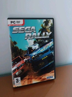 Sega Rally PC game used with disc scratches