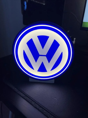 Volkswagen LED Light Box made to order