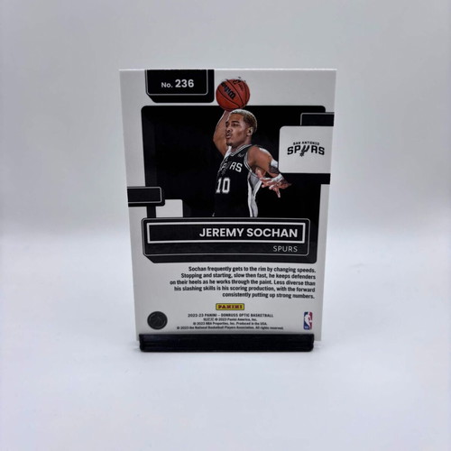 Jeremy Sochan Donruss Optic 2022-23 Rookie Card