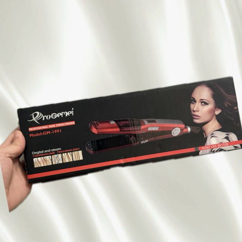 ProGemei GM-1991 Professional Steam Hair Straightener new