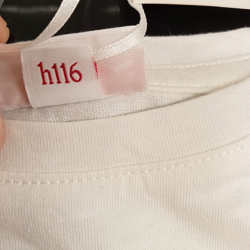 Brums girl’s short sleeve blouse, 6 years, new, white