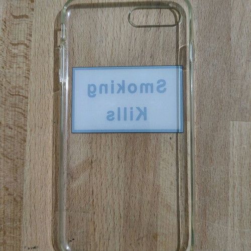 iPhone 7 Plus case used, Smoking Kills