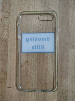 iPhone 7 Plus case used, Smoking Kills