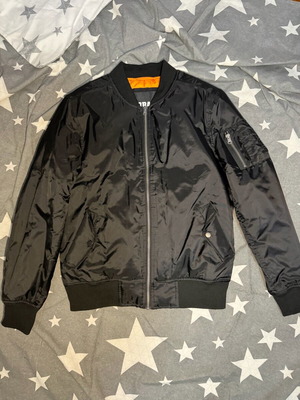 Urban Classics womens bomber jacket size L like new, black