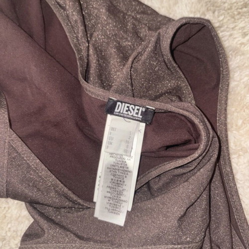 Diesel one-piece swimsuit brown size S new