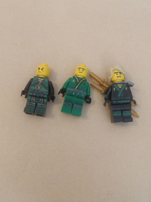 Lego Ninjago figures used, set of 3