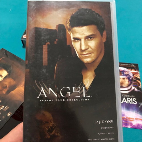 Angel Season 4 VHS tapes 1-3 used from Buffy the Vampire Slayer