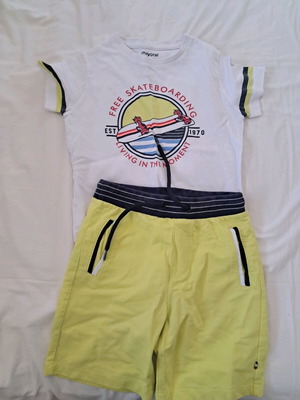 Σετ Mayoral σαν καινούργιο, άσπρο και πράσινο