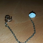 Earring with chain like new